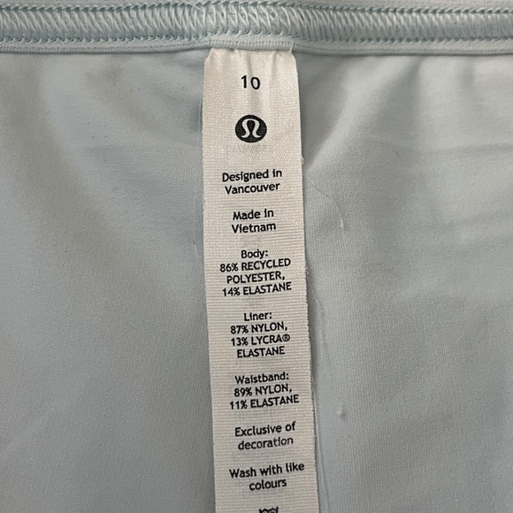 lululemon High Rise Court Rival Skirt in Stencil Blossom Red Multi STE2 10 Long - Picture 6 of 7